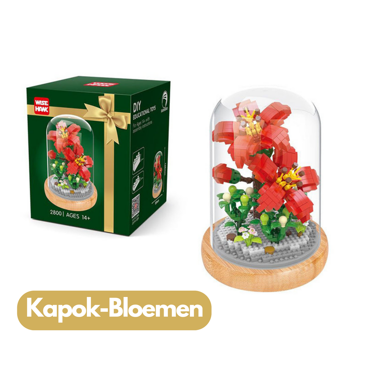 Toystar BloomBricks | Bring joy to your home - Build your own floral arrangement - Breng vreugde in huis - Bouw je eigen b...