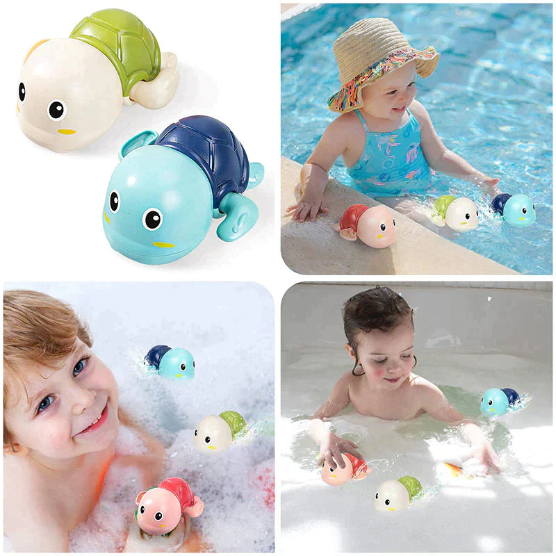 Toystar SplashTurtle | The ultimate bath toy for fun and discovery - Wind-up, floating bath turtles - Het ultieme badspeel...