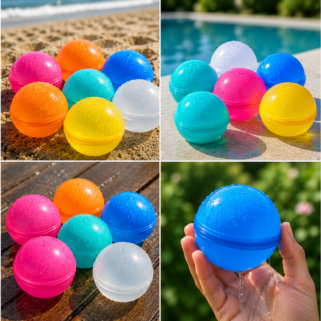 Toystar Reusable Water Balloon Set | 10 Magnetic Water Balls – Quick Self-closing for Summer Water Fun (3)