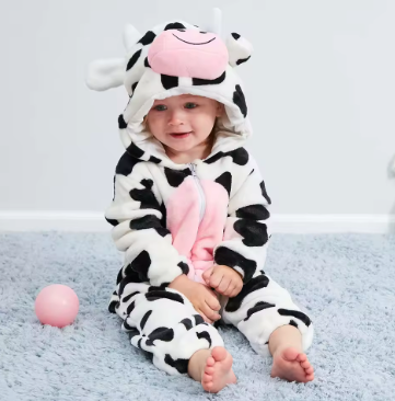 CozyCub Flannel Onesie | 2-36 Months, Soft & Breathable – Ultimate Warmth for Your Baby