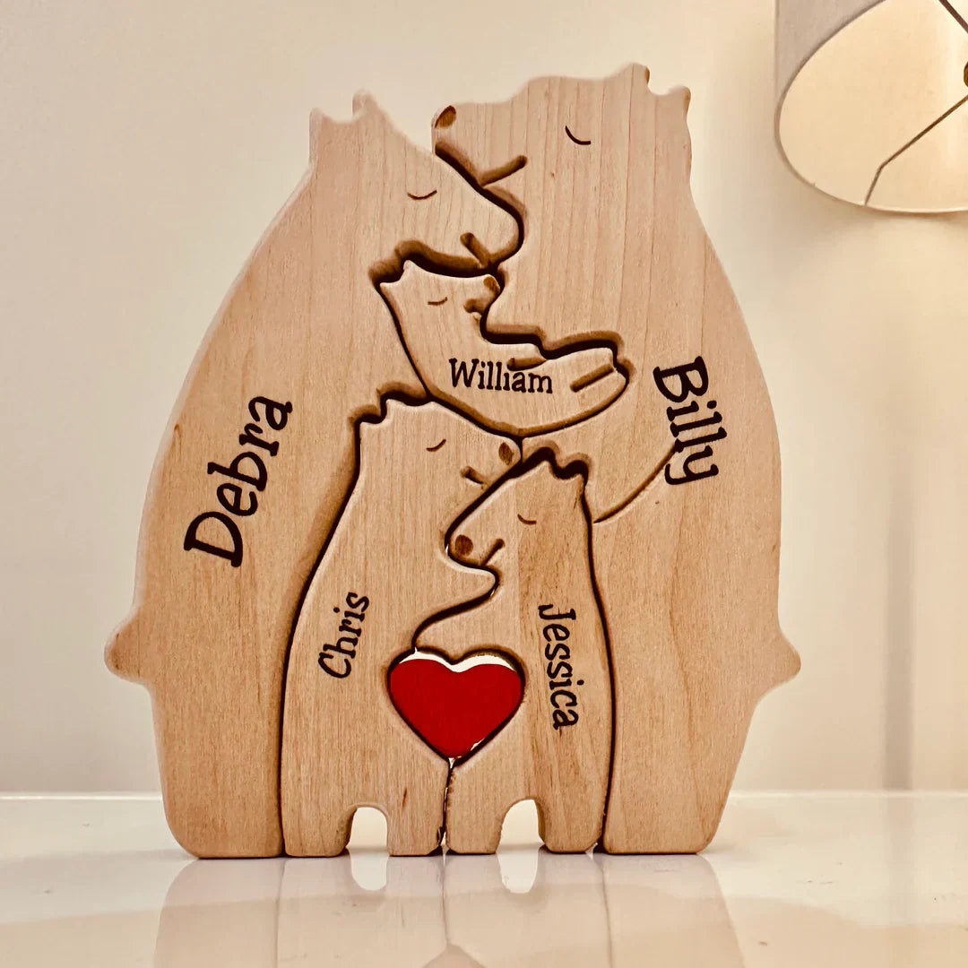 Toystar EcoToys Wooden Bear Puzzle | Warm and Cozy - Decoration - Warm en Gezellig - Decoratie (2)
