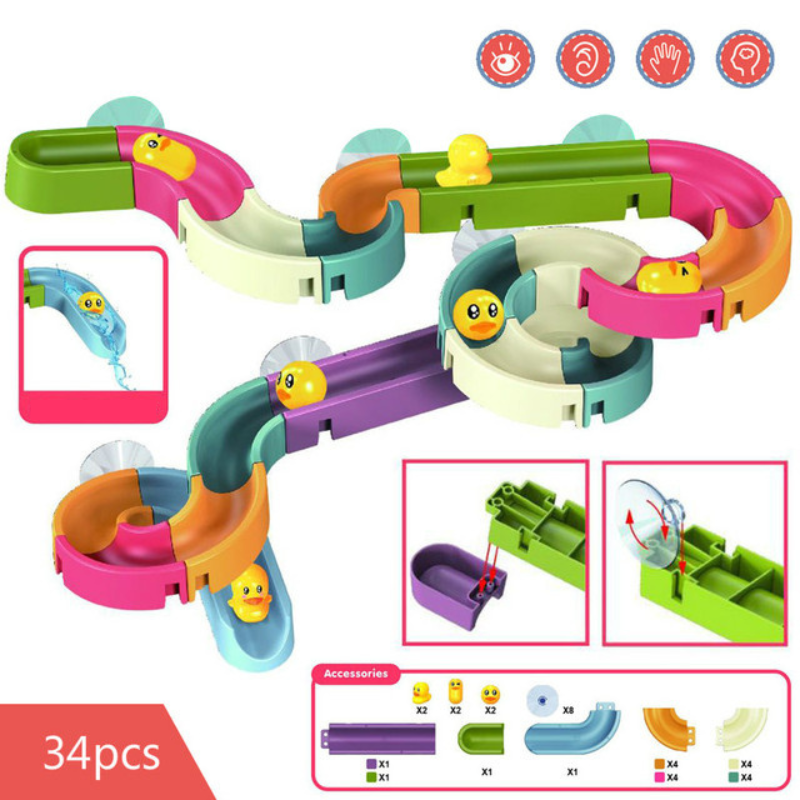 SlideDucky | Let the water fun begin with this interactive bath toy! - Stimulates fun and imagination