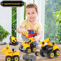 Thumbnail for Toystar BuildMaster | Stimulate your child's creativity - construction playset with excavator, tractor and more - stimulee...