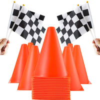 Thumbnail for Toystar Traffic Cones and Racing Flags | Make your Party Spectacular - Ideal for Race Car Theme - Maak je Feest Spectacula...