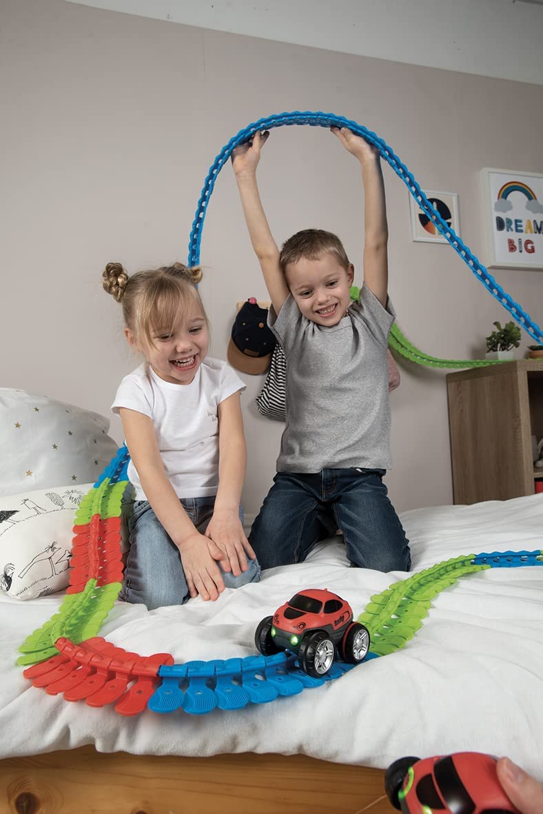 Toystar Real Changeable Track with LED Lights | Splashing Action - Race Track for Children - Spetterende Actie - Racebaan ...