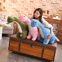 Thumbnail for Toystar Giant Dinosaur Plush Pillow | Stress Relief & Comfort - Cute Tanistropheus Toy for Kids & Adults - Bestseller - St...