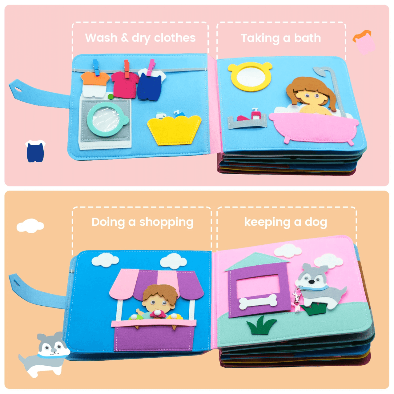 Toystar Montessori Preschool Pressure Board | Playful Learning Experience for your Baby - 3D Baby Storybook - Bestseller -...