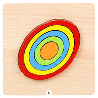 Thumbnail for Toystar EcoToys Geometric Puzzle | Educational puzzle with shapes - Geometric Wooden Puzzle - Educatief puzzelen met vorme...