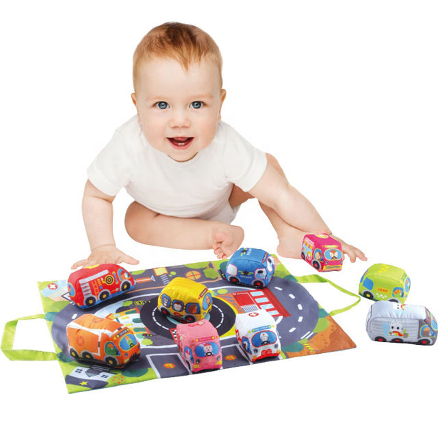 Toystar SoftCar Playset | Safe & Educational - Soft Cars for Toddlers - Veilig & Educatief - Zachte Auto's Voor Peuters