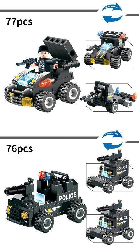 Toystar PowerForce | Building Fun for Adventurous Kids - Blocks SWAT Police Series - Bouwplezier voor Avontuurlijke Kids -...