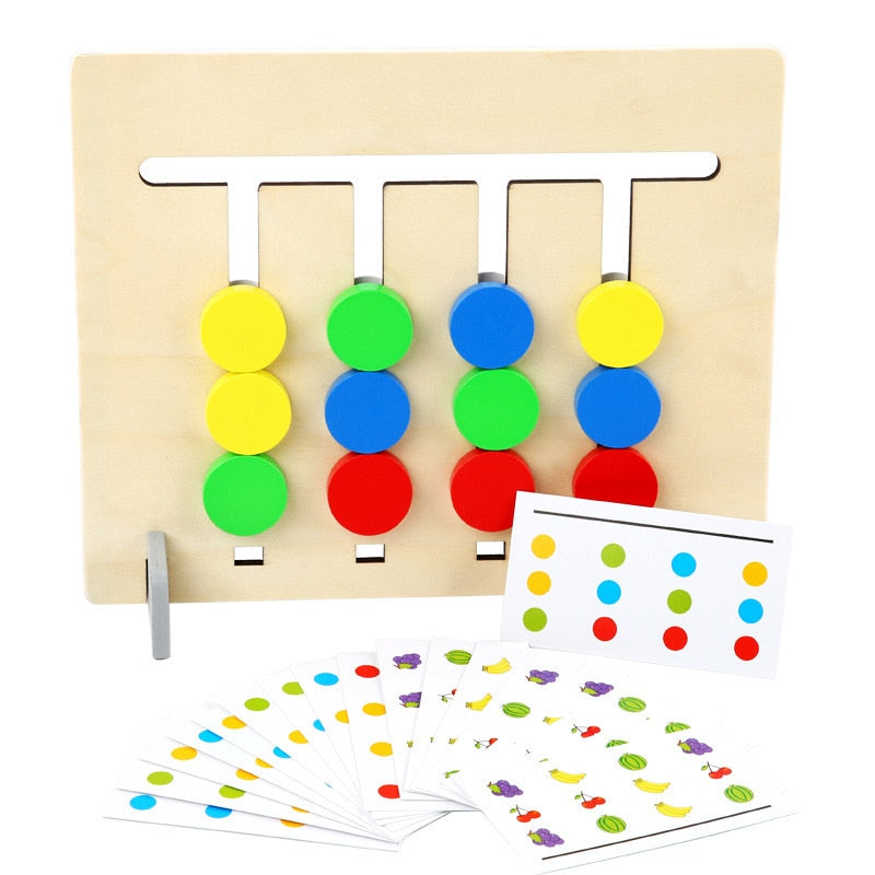Toystar LogicFruit Quest | Educational wooden sorting game - Stimulates logical thinking and motor skills