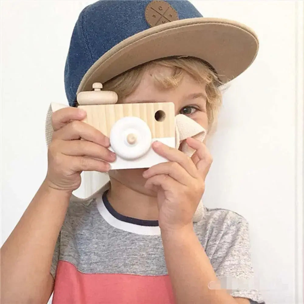 Toystar EcoToys SnapWood | Discover through play - Wooden toy camera for creative children - Spelend ontdekken - Houten sp...