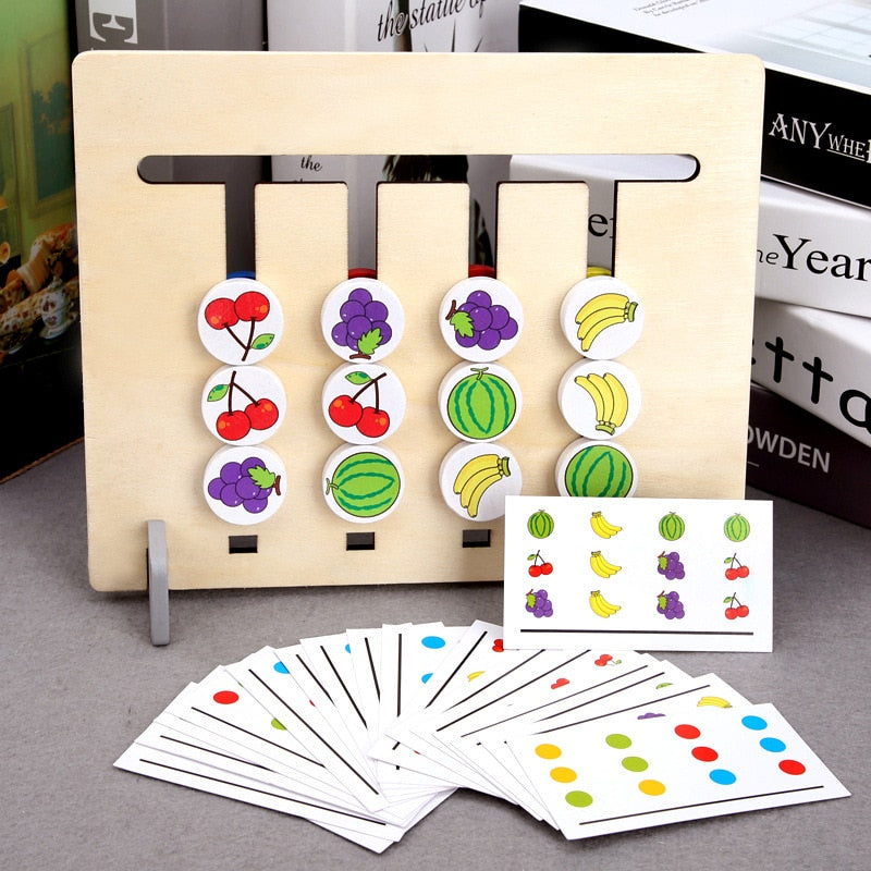 LogicFruit Quest | Educational wooden sorting game - Stimulates logical thinking and motor skills
