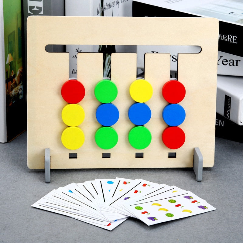 LogicFruit Quest | Educational wooden sorting game - Stimulates logical thinking and motor skills