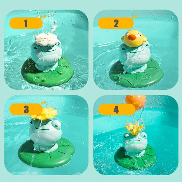 Toystar Froggy Splash | Fun and laughter during bath time - Electric squirting water toy - Plezier en lachen tijdens het b...