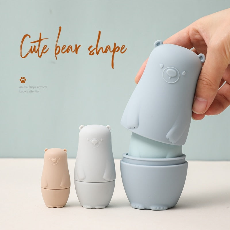 Toystar NestiePlay | Learning through play - Silicone stackable matryoshka dolls - Spelenderwijs leren - Silicone stapelba...