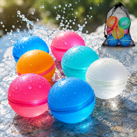 Thumbnail for Toystar Reusable Water Balloon Set | 10 Magnetic Water Balls – Quick Self-closing for Summer Water Fun