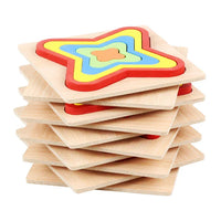 Thumbnail for Toystar EcoToys Geometric Puzzle | Educational puzzle with shapes - Geometric Wooden Puzzle - Educatief puzzelen met vorme...