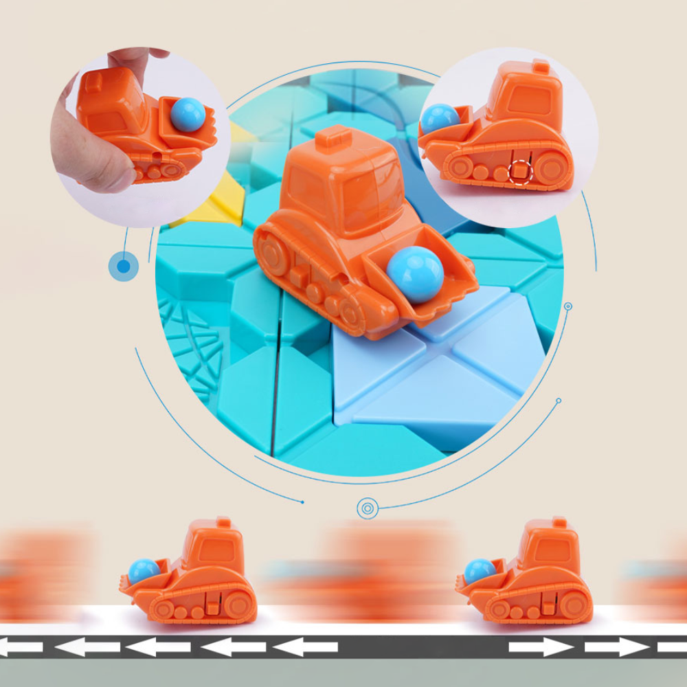 Toystar LogiMaze Board | Stimulate creativity and logical thinking - Montessori puzzle game - Stimuleer creativiteit en lo...