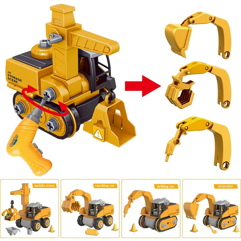 Toystar Children Engineering Vehicle Drill Toy | Build and Play - Stimulate Creativity - Bouwen en Spelen - Stimuleer Crea...