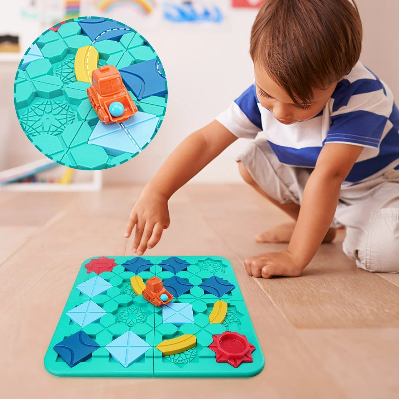LogiMaze Board | Stimulate creativity and logical thinking - Montessori puzzle game