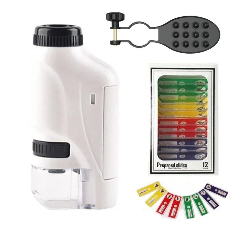 KidoScope | Portable pocket microscope for children with adjustable 60-120x zoom - Teach your children to discover!