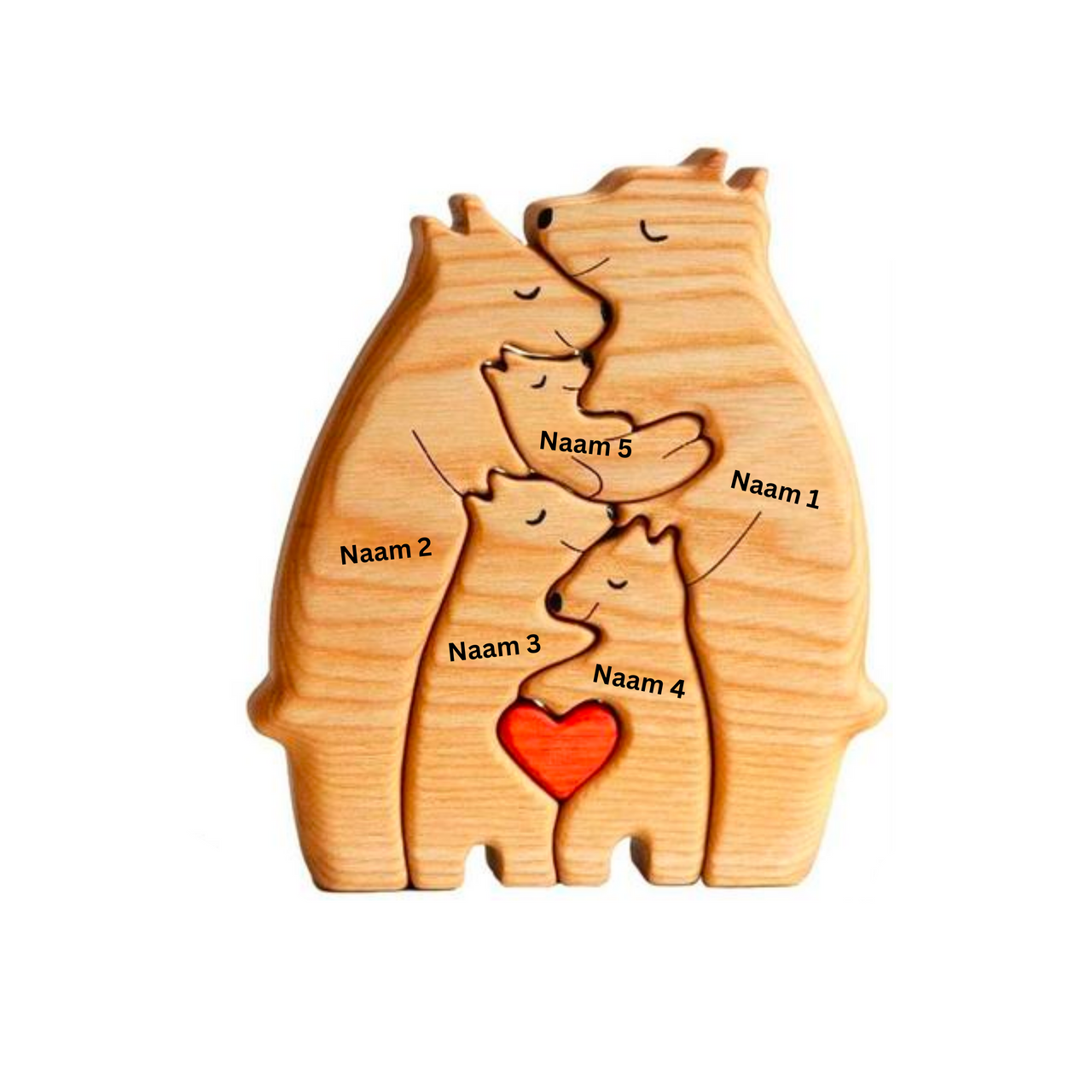 Toystar EcoToys Wooden Bear Puzzle | Warm and Cozy - Decoration - Warm en Gezellig - Decoratie (8)
