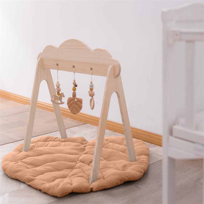 Toystar Cloud & Star Baby Play Gym | Bring joy to your baby's play - Soft wooden sensory toys for newborns - Breng vreugde...