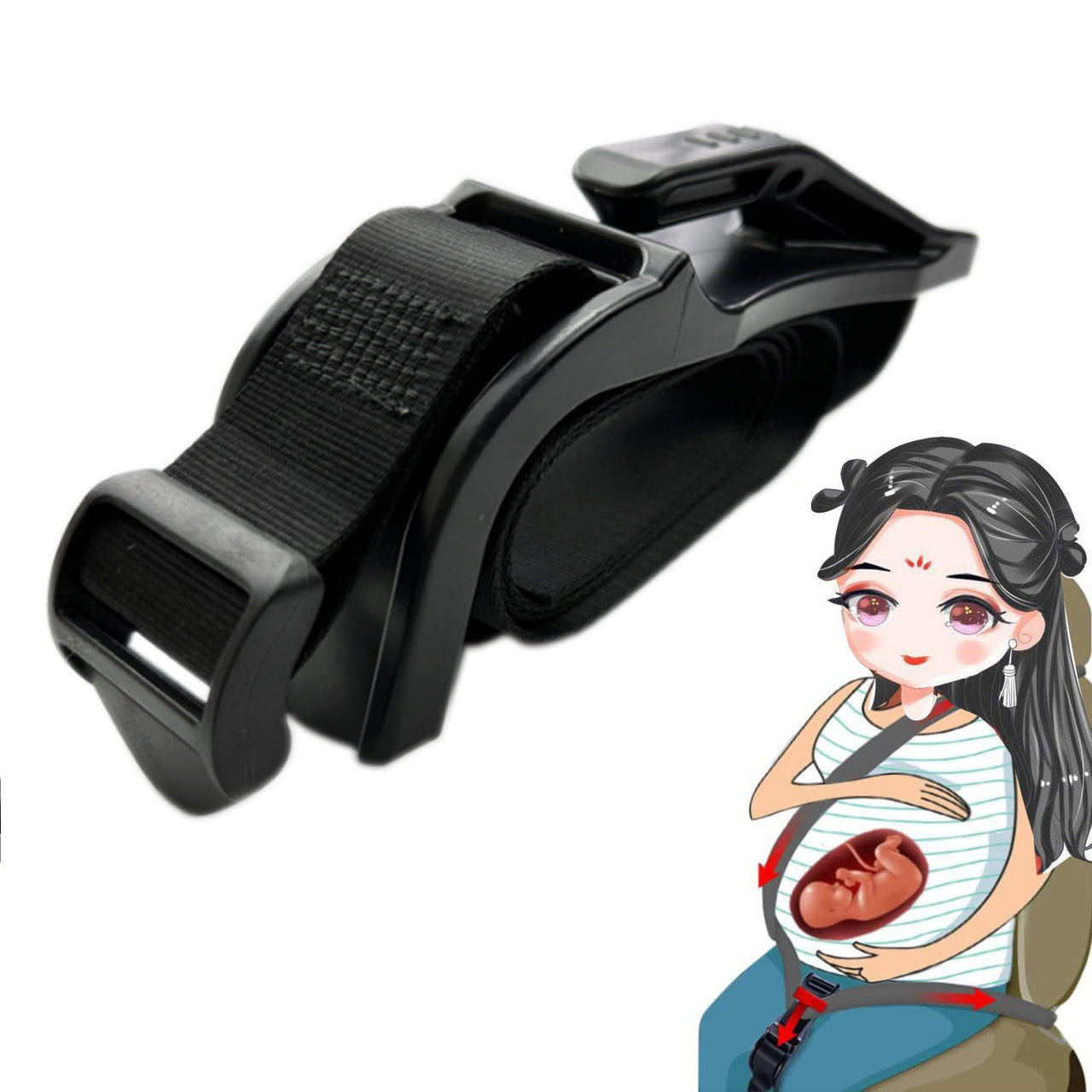 Toystar BabyGuard Belt | Safe travel for you and your unborn child - Comfortable maternity belt - Bestseller - Veilig onde...