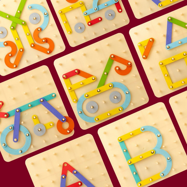 Ecotoys GeoFun Board | Discover fun and learning in one - Montessori geometry toys