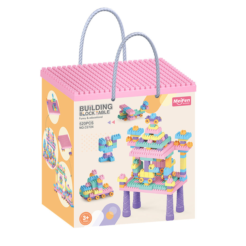 Building fun | Creative play experience - Play table with building blocks for children