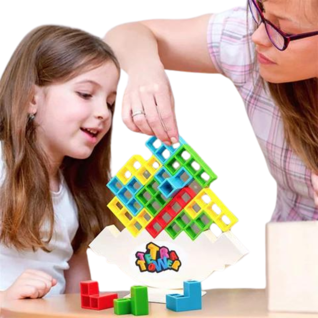 TetraTower | Build and balance! - Tetris Stacking Game