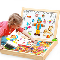 Thumbnail for Toystar EcoToys Creative Playboard | Stimulate Your Child's Imagination - Wooden Magnetic Chalkboard - Prikkel de Verbeeld...