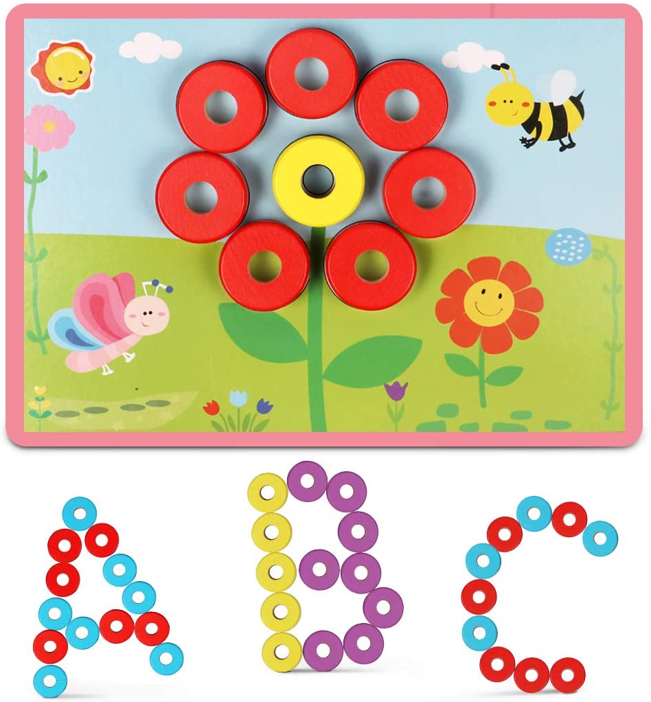 Toystar EcoToys MathMaster | Play and learn - Educational wooden math game for children - Speel en leer - Educatief houten...