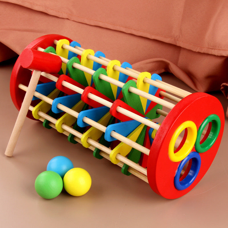 Toystar EcoToys SmashTower | Toys that promote development - Wooden tower for coordination - Speelgoed dat ontwikkeling be...