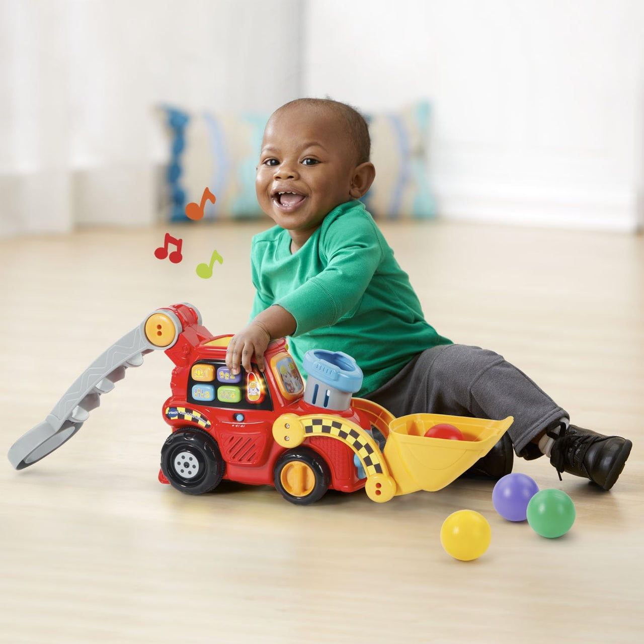 Toystar Pop & Drop | Construction fun - Interactive excavator with ball action - Bouwplezier - Interactieve graafmachine m...