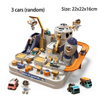 Thumbnail for Toystar GalaxyTrack | Space adventure for young explorers - Train track and parking garage playset for children - Ruimteav...