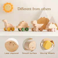 Thumbnail for Toystar DinoReflect | Discover through play - Wooden mirror and puzzle busy board - Spelenderwijs ontdekken - Houten spieg...