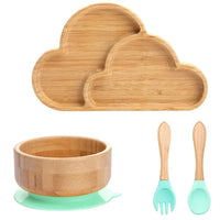 Thumbnail for Toystar BambooGuard | Safe and Eco-Friendly Eating - Baby Dinnerware Set with Suction Cup - Bestseller - Veilig en Milieuv...