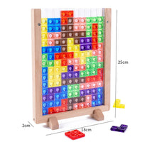 Thumbnail for Toystar TetraBlocks | Creative Puzzle Fun - Wooden 3D Tetris - Creatief Puzzelplezier - Houten 3D Tetris