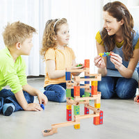 Thumbnail for Toystar Ecotoys MarbleMaster | Creative Fun - Wooden Marble Track Building Toys - Creatief Plezier - Houten Knikkerbaan Bo...