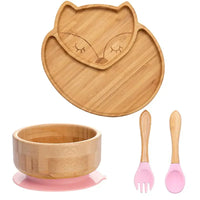 Thumbnail for Toystar BambooGuard | Safe and Eco-Friendly Eating - Baby Dinnerware Set with Suction Cup - Bestseller - Veilig en Milieuv...