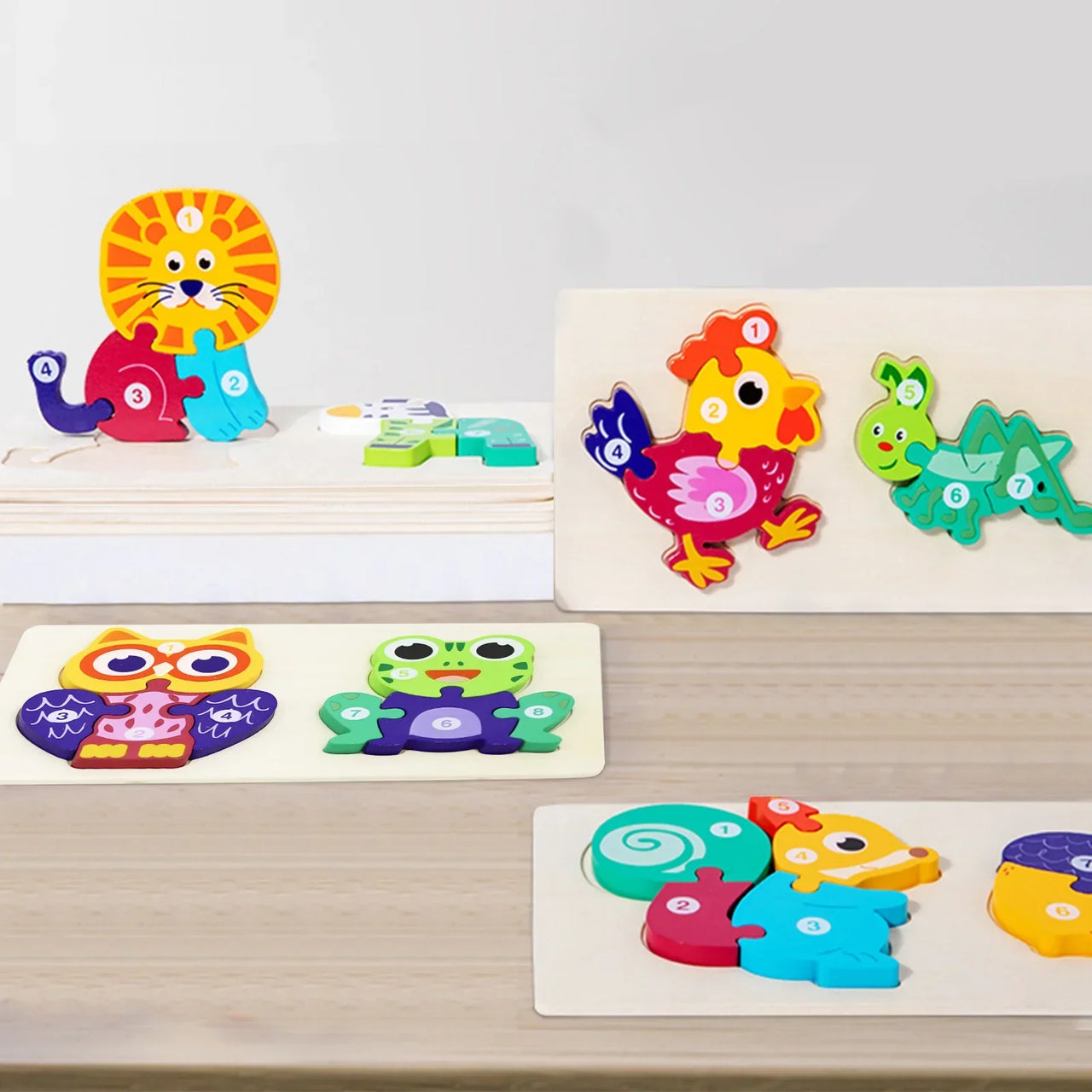 Toystar LifeCycle Puzzle | Learn and discover - Wooden animal life cycle puzzle - Leer en ontdek - Houten dieren levenscyc...