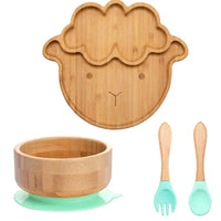 Thumbnail for Toystar BambooGuard | Safe and Eco-Friendly Eating - Baby Dinnerware Set with Suction Cup - Bestseller - Veilig en Milieuv...