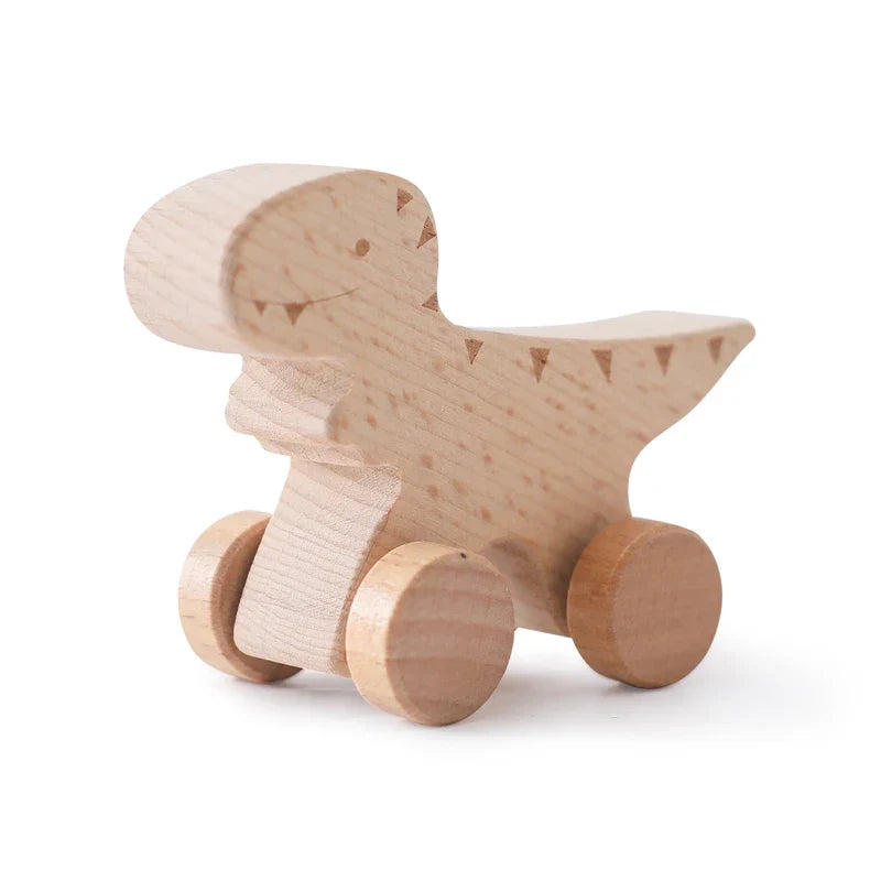 Toystar DinoReflect | Discover through play - Wooden mirror and puzzle busy board - Spelenderwijs ontdekken - Houten spieg...