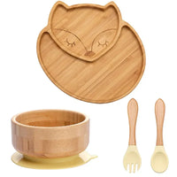 Thumbnail for Toystar BambooGuard | Safe and Eco-Friendly Eating - Baby Dinnerware Set with Suction Cup - Bestseller - Veilig en Milieuv...