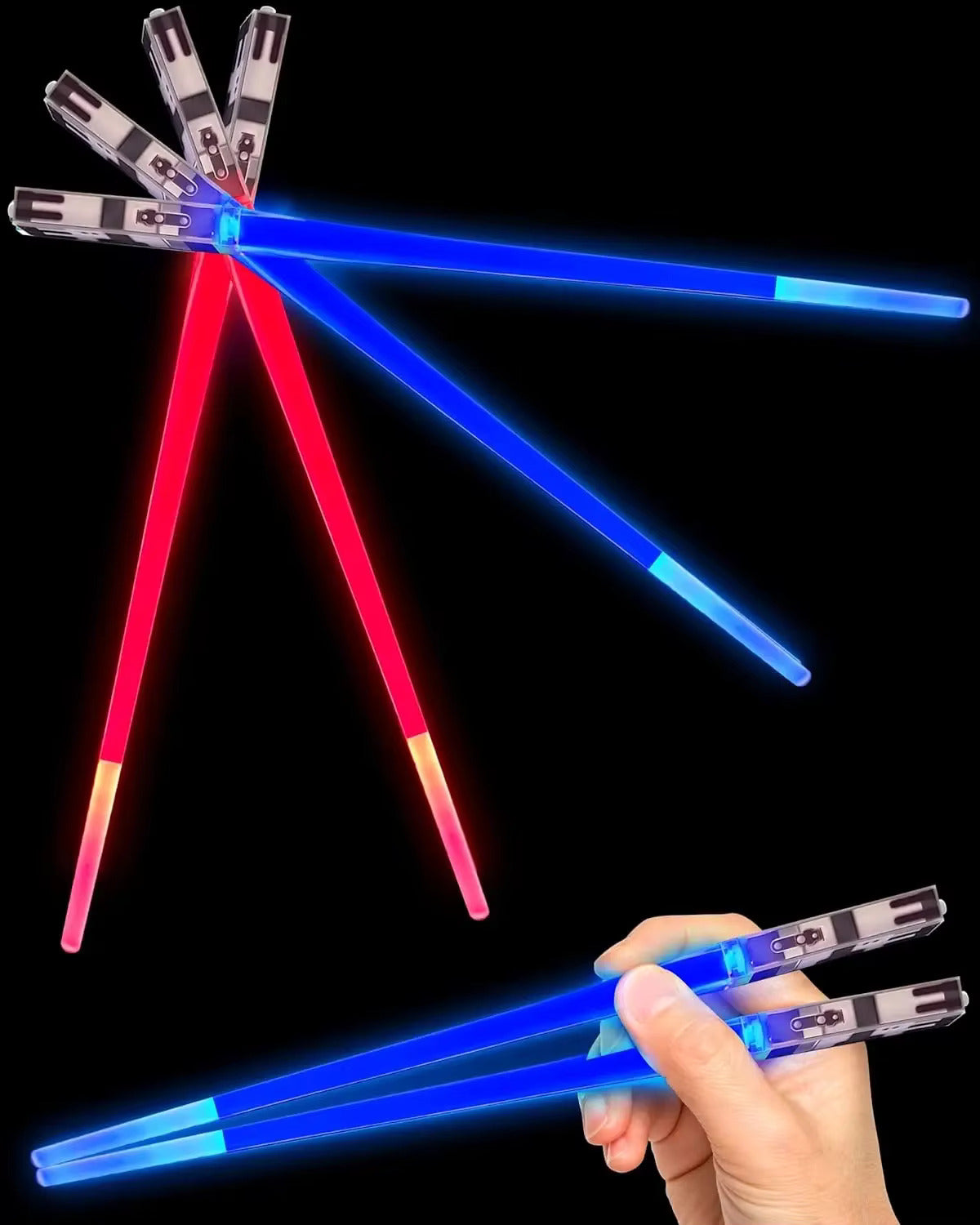 Toystar Galaxy Sticks | Make every meal epic - Illuminated Chopsticks - Maak elke maaltijd episch - Verlichte eetstokjes (8)
