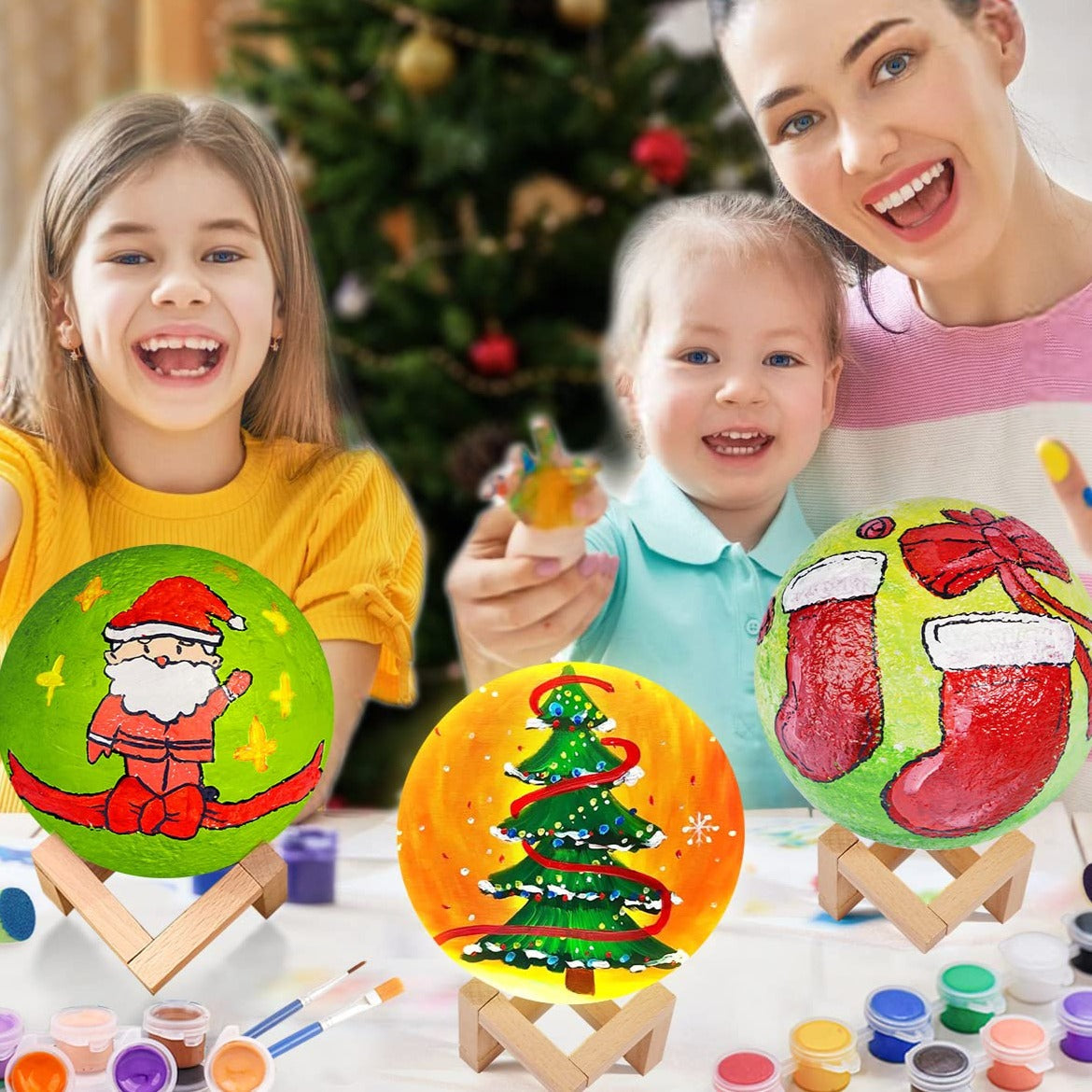 Toystar StellarGlow | Spark your child's imagination - DIY handmade planet and moon night light - Prikkel de verbeelding v...
