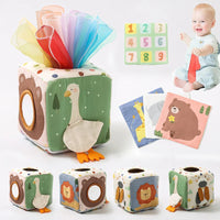 Thumbnail for Toystar SnuzzieBox | Sensory Play – Montessori Tissue Box Toys for Babies - Zintuiglijk Spelen – Montessori Tissuedoos Spe...
