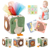 Thumbnail for Toystar SnuzzieBox | Sensory Play – Montessori Tissue Box Toys for Babies - Zintuiglijk Spelen – Montessori Tissuedoos Spe...
